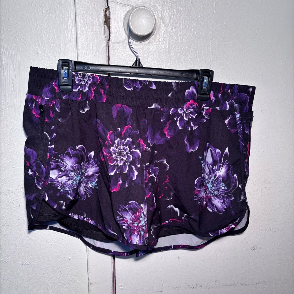 Avia Floral Athletic Running Shorts - Picture 10 of 12